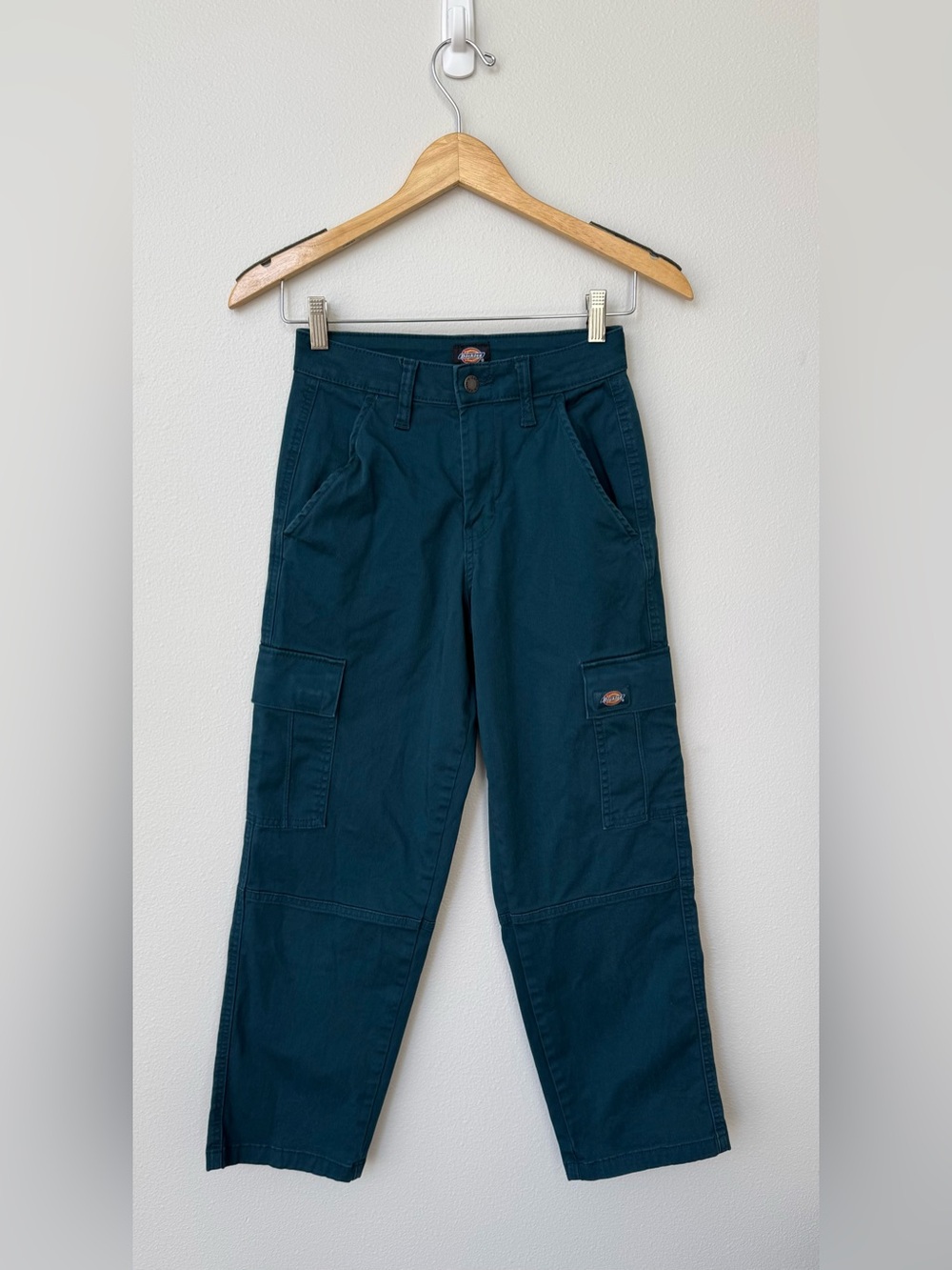 Dickies Women’s Teal Cargo Pants Relaxed Fit